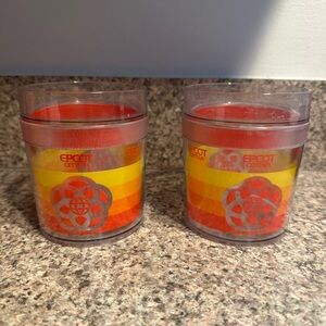 Vintage Disney Epcot cups